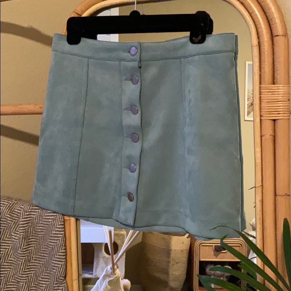 Suede Skirt